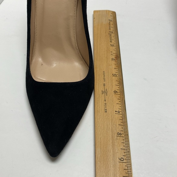 Black Suede J. Crew pumps. - Picture 7 of 7